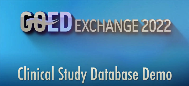 Article on GOED Clinical Study Database methodology published in peer-reviewed journal