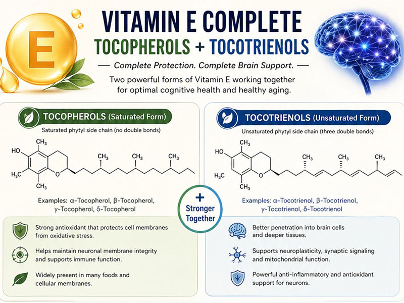 Evolution of Vitamin E: The superior neuroprotective power of Tocotrienols (TocoGaia®)