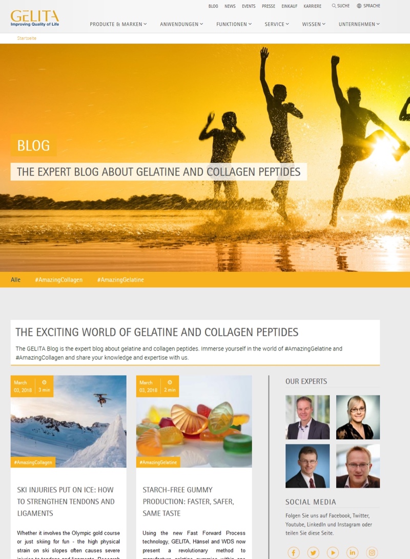 First blog dedicated to collagen proteins launched