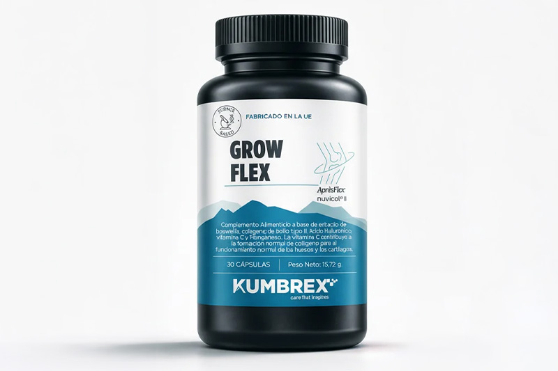 Grow in health launches KumbreX GROW FLEX featuring AprèsFlex 5-day joint support