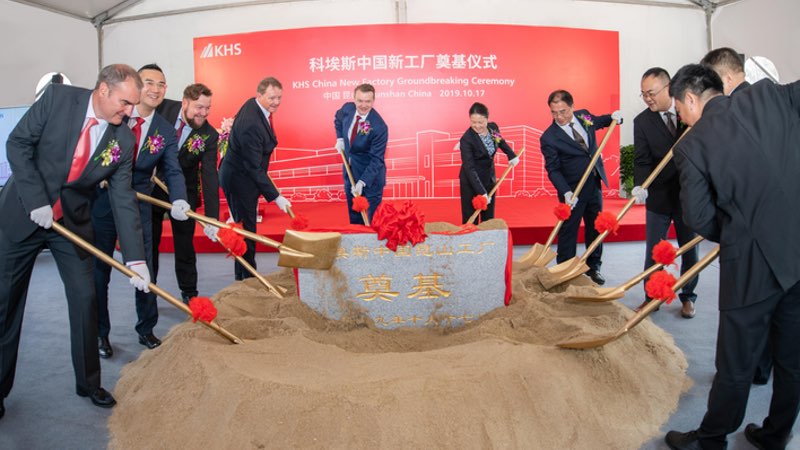 KHS to build new plant and service centre in China
