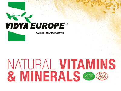 Natural vitamins and minerals by Vidya Europe