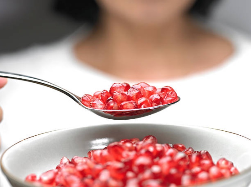 Urolithin A is a bioactive dietary metabolite that is naturally produced <br>when eating certain foods, such as the pomegranate