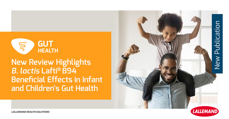 New review highlights B. lactis Lafti B94 beneficial effects in infant and children's gut health