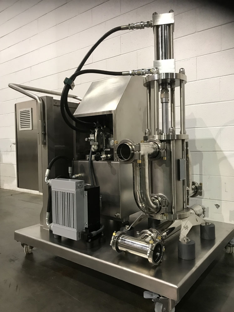 The HRS BPM Series of positive displacement pumps is mounted on a mobile skid unit, making it ideal for product trials