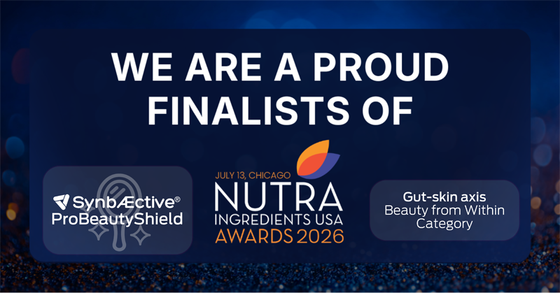SynbÆctive ProBeautyShield is a finalist at the NutraIngredients Awards USA 2026