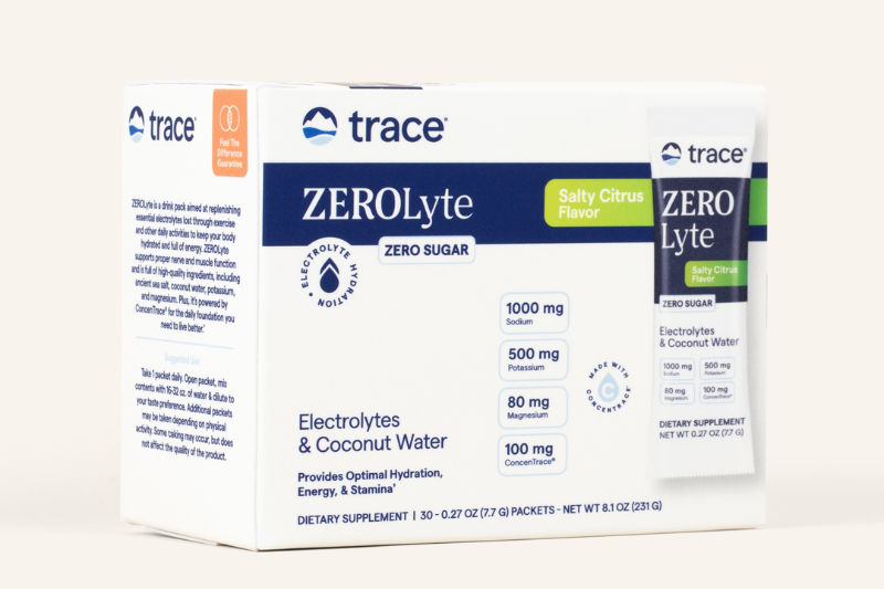 ZeroLyte hydrates twice as fast as water in first sugar-free electrolyte clinical trial
