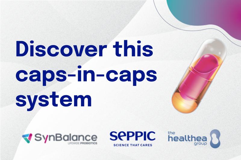Caps-in-caps innovation: combine incompatible actives in a single dose