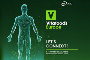 Discover KLK OLEO’s Science-Led Innovations at Vitafoods Europe 2026