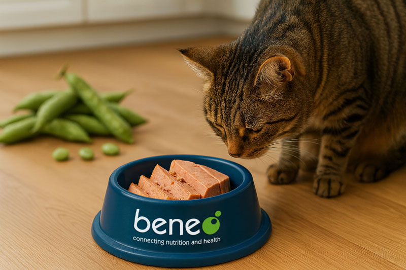 Faba bean protein concentrate shows strong potential as an alternative to animal blood plasma in wet pet food