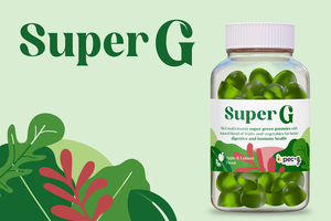 Flourish within with SuperG green gummies by Funtrition
