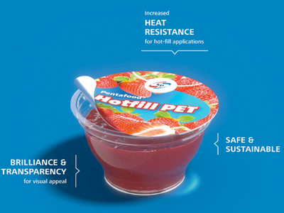 Klockner Pentaplast present Pentafood Hotfill PET at CFIA
