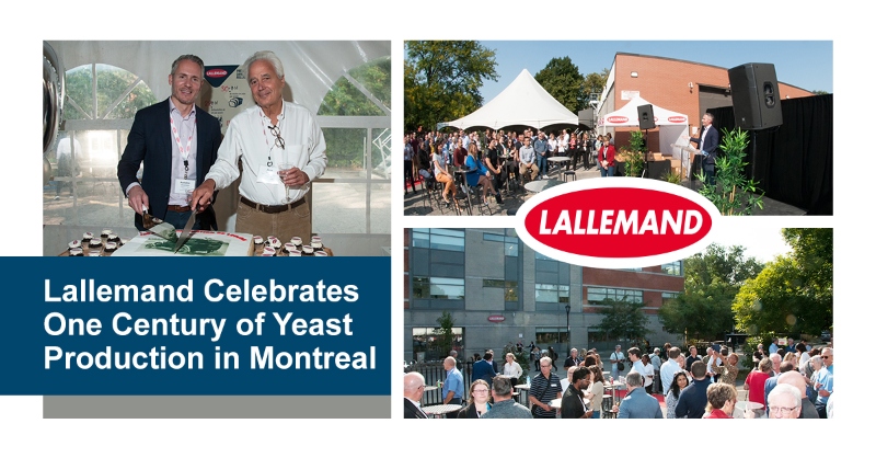 Lallemand celebrates 100 years of yeast production in Montreal, Canada