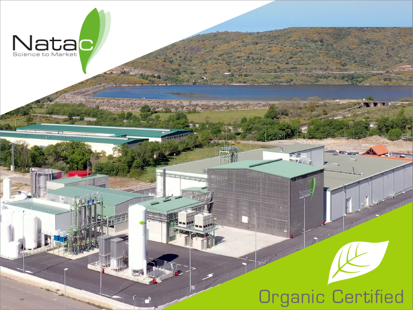 Natac is now producing organic botanical ingredients