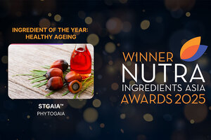 STGaia wins ingredient of the year for healthy ageing