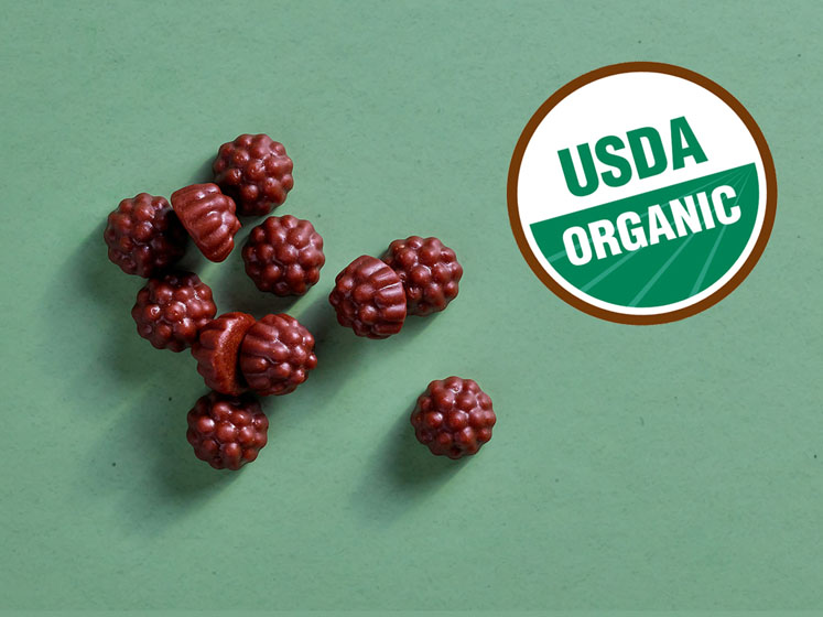 TopGum gummies earn new organic seal
