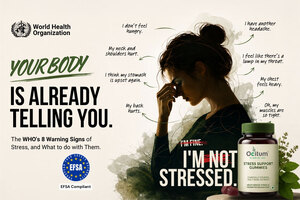 Your body is already telling you. The WHO's 8 warning signs of stress, and what to do with them