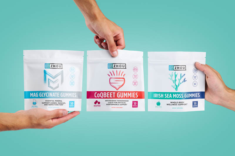 Zhou launches new gummy formulas with trending ingredients that bring wellness and simplicity together